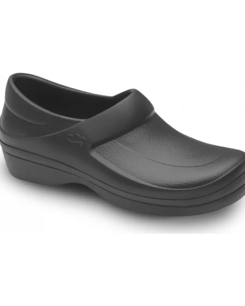 Man FELIZ CAMINAR Woman And Man Clogs Suru Antiestaticos - Negro