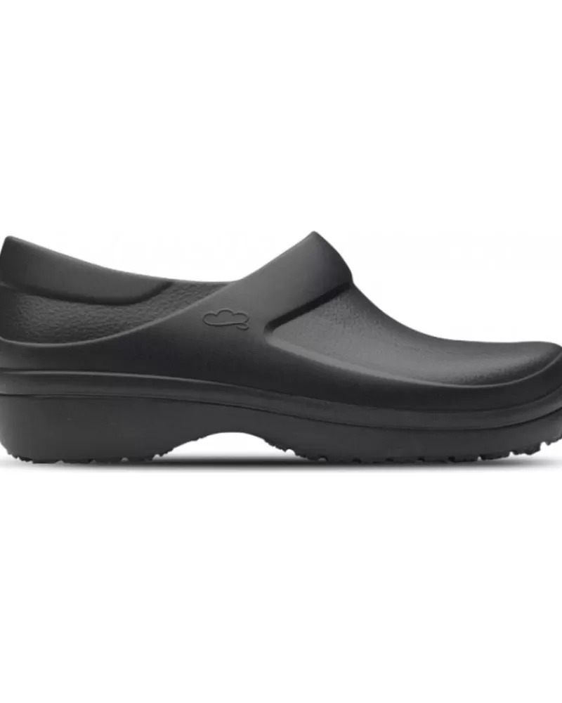 Man FELIZ CAMINAR Woman And Man Clogs Suru Antiestaticos - Negro