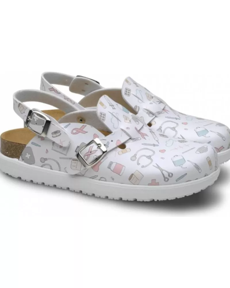 Man FELIZ CAMINAR Woman And Man Clogs Zueco Laboral Bio Vega - Multicolor