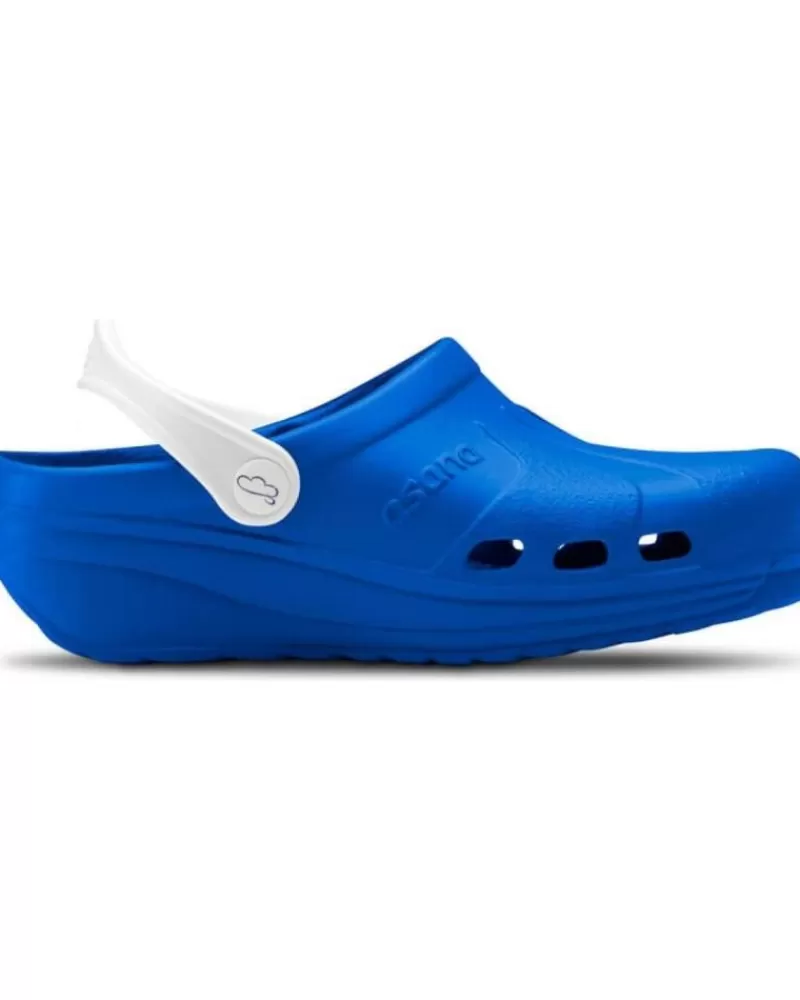Man FELIZ CAMINAR Woman And Man Clogs Zuecos Sanitarios Asana - Azul