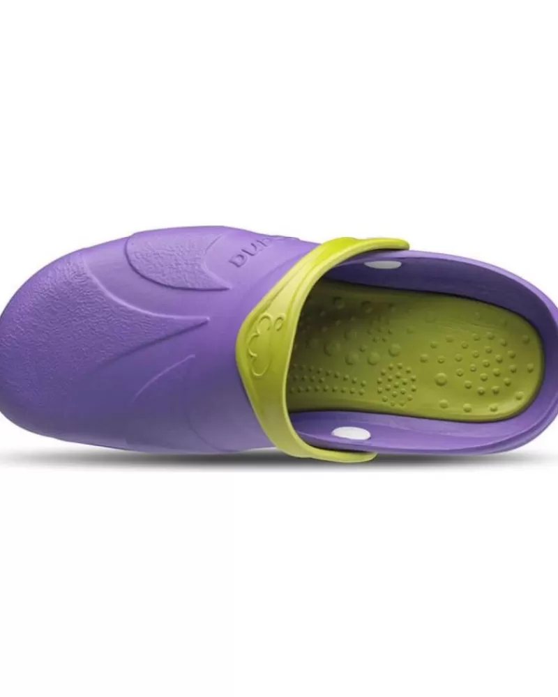 Man FELIZ CAMINAR Woman And Man Clogs Zuecos Sanitarios Asana - Morado