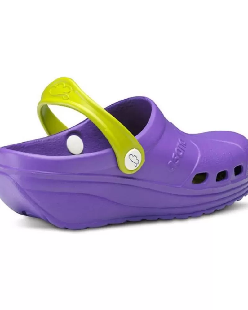 Man FELIZ CAMINAR Woman And Man Clogs Zuecos Sanitarios Asana - Morado
