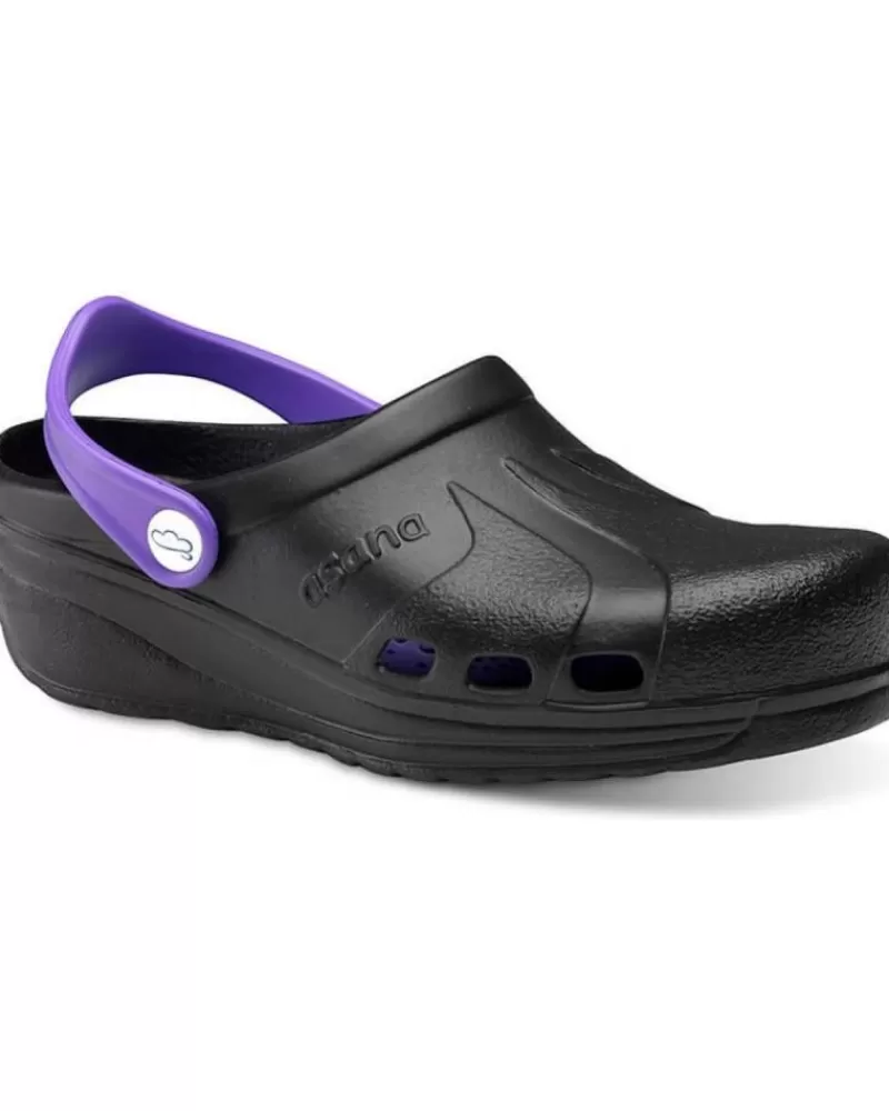 Man FELIZ CAMINAR Woman And Man Clogs Zuecos Sanitarios Asana - Negro