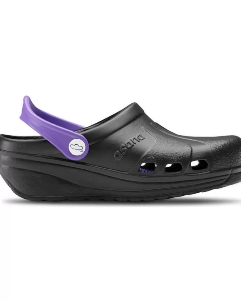 Man FELIZ CAMINAR Woman And Man Clogs Zuecos Sanitarios Asana - Negro