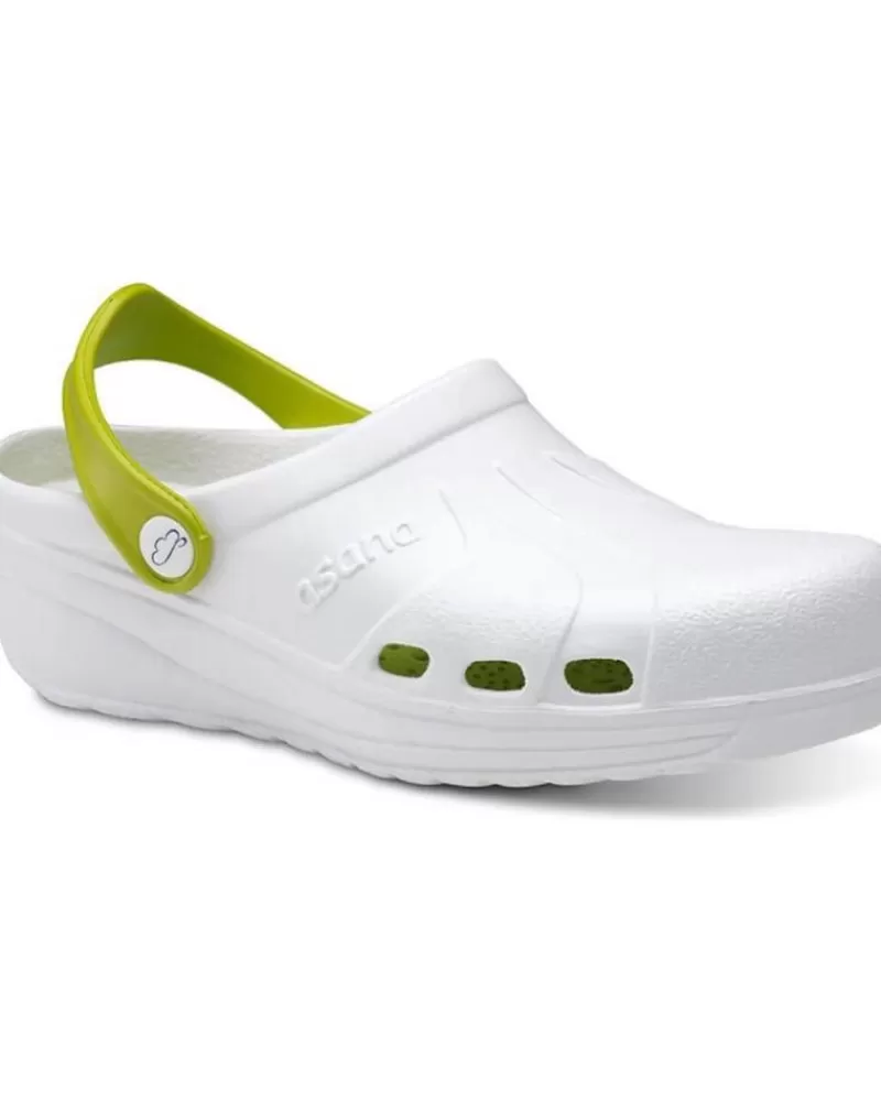 Man FELIZ CAMINAR Woman And Man Clogs Zuecos Sanitarios Asana - Verde