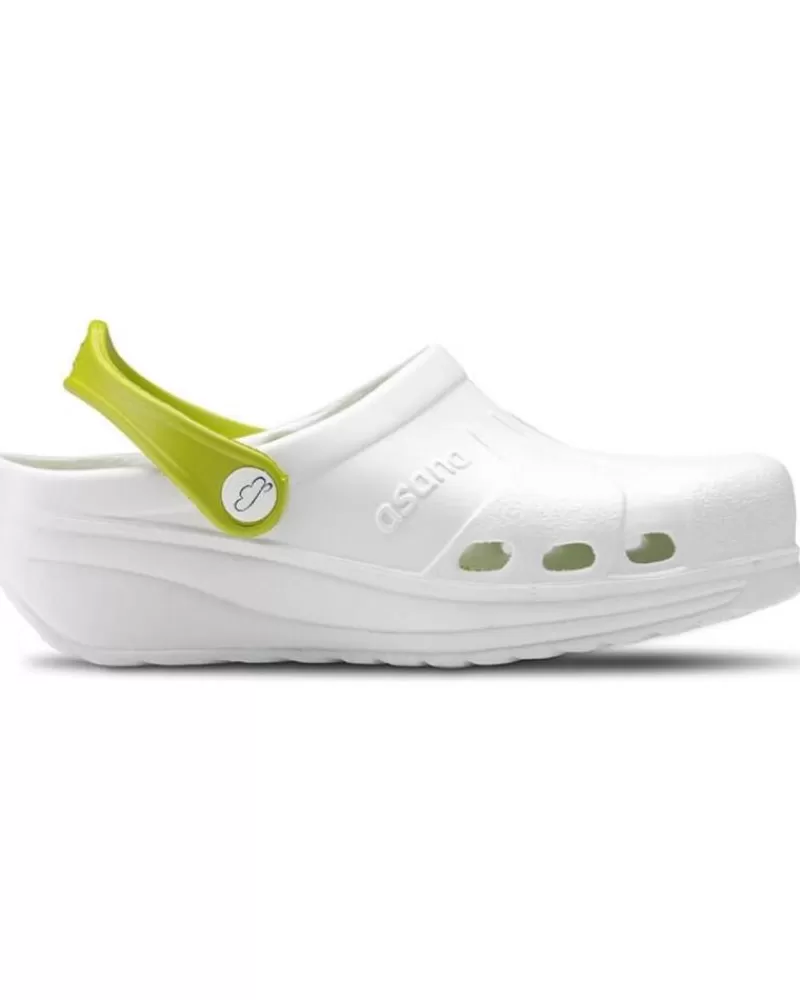 Man FELIZ CAMINAR Woman And Man Clogs Zuecos Sanitarios Asana - Verde