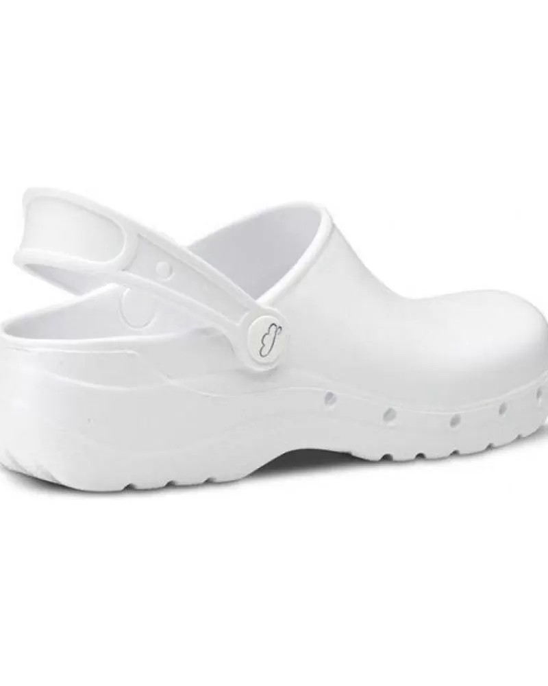 Man FELIZ CAMINAR Woman And Man Clogs Zuecos Sanitarios Flotantes Antiestticos - Blanco