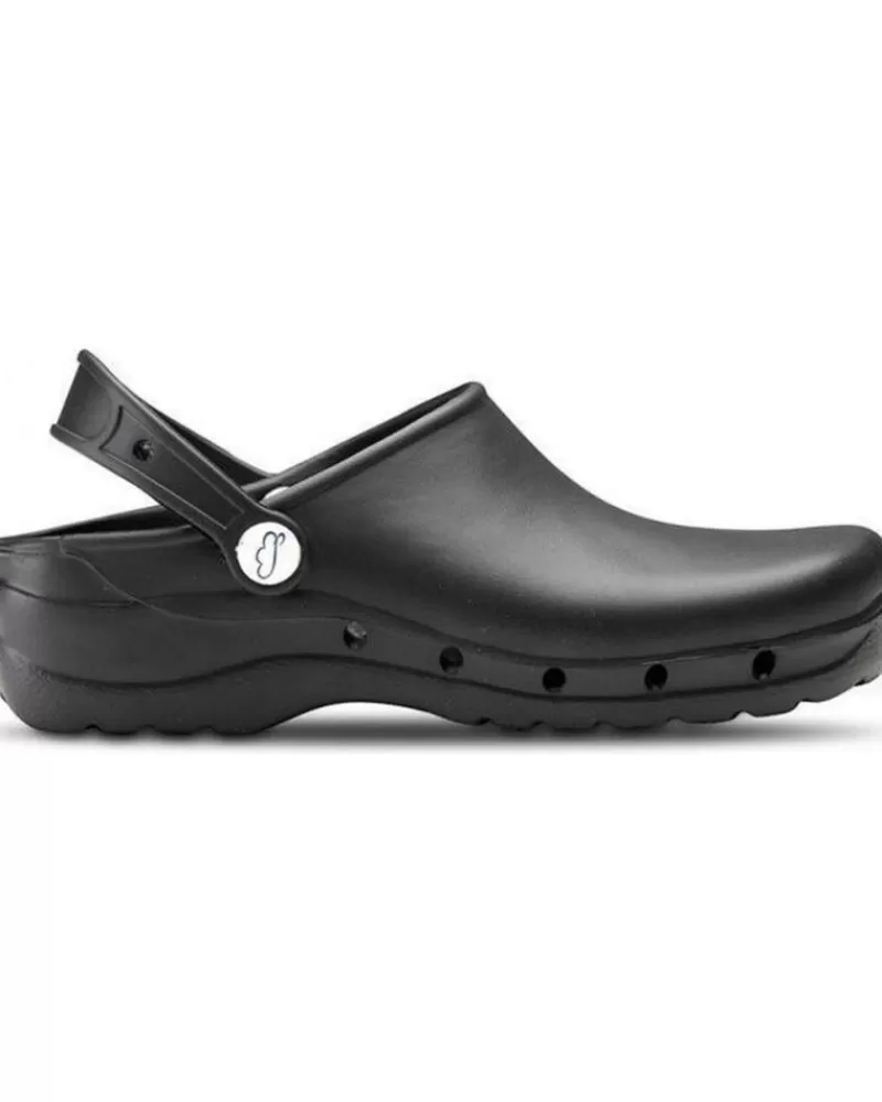 Man FELIZ CAMINAR Woman And Man Clogs Zuecos Sanitarios Flotantes Antiestticos - Negro