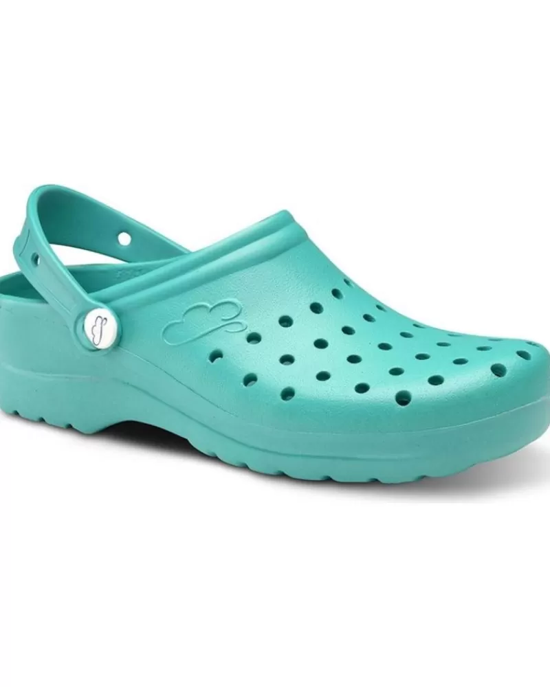 Man FELIZ CAMINAR Woman And Man Clogs Zuecos Sanitarios Flotantes Gruyere - Verde