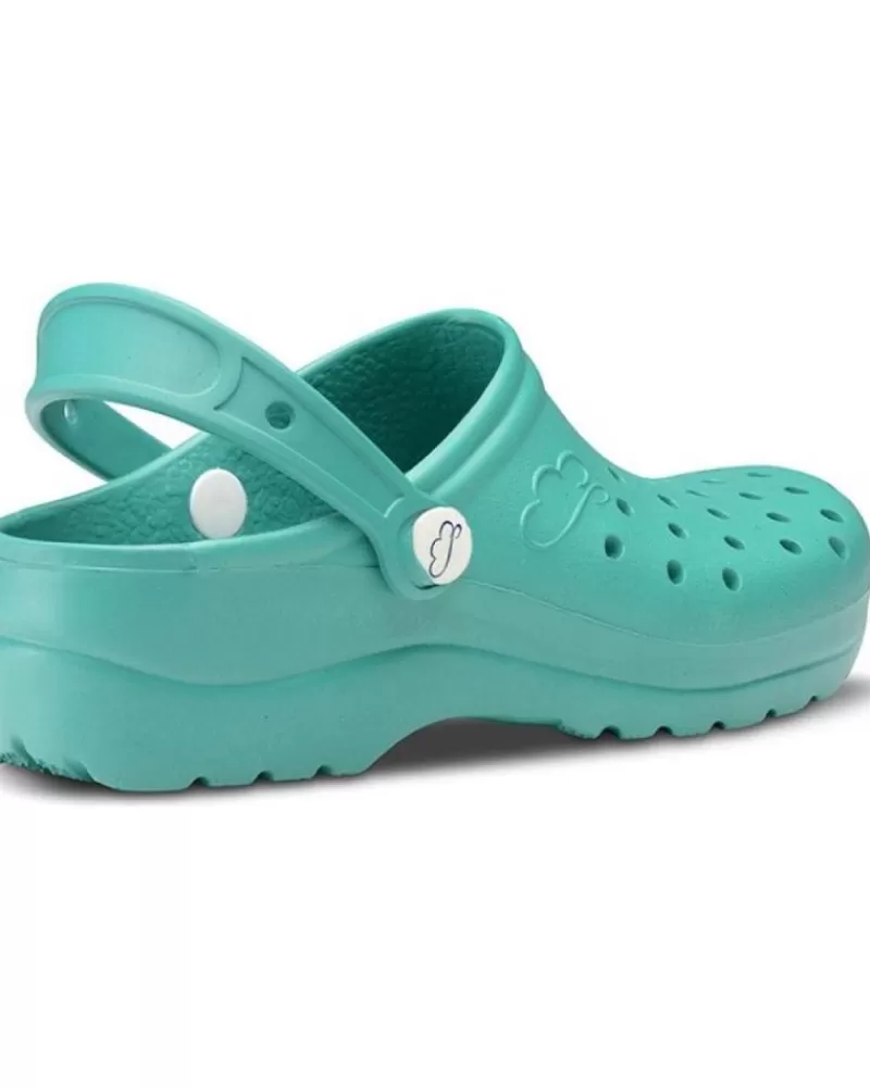 Man FELIZ CAMINAR Woman And Man Clogs Zuecos Sanitarios Flotantes Gruyere - Verde