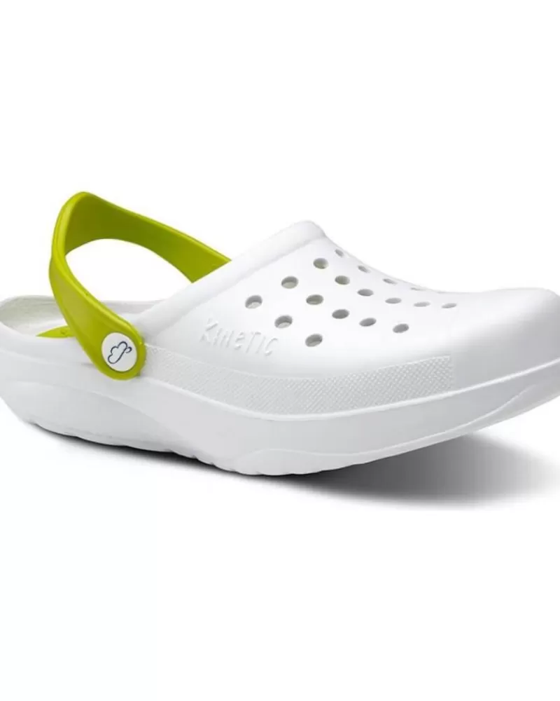 Man FELIZ CAMINAR Woman And Man Clogs Zuecos Sanitarios Kinetic - Blanco