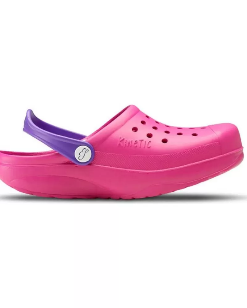 Man FELIZ CAMINAR Woman And Man Clogs Zuecos Sanitarios Kinetic - Rosa