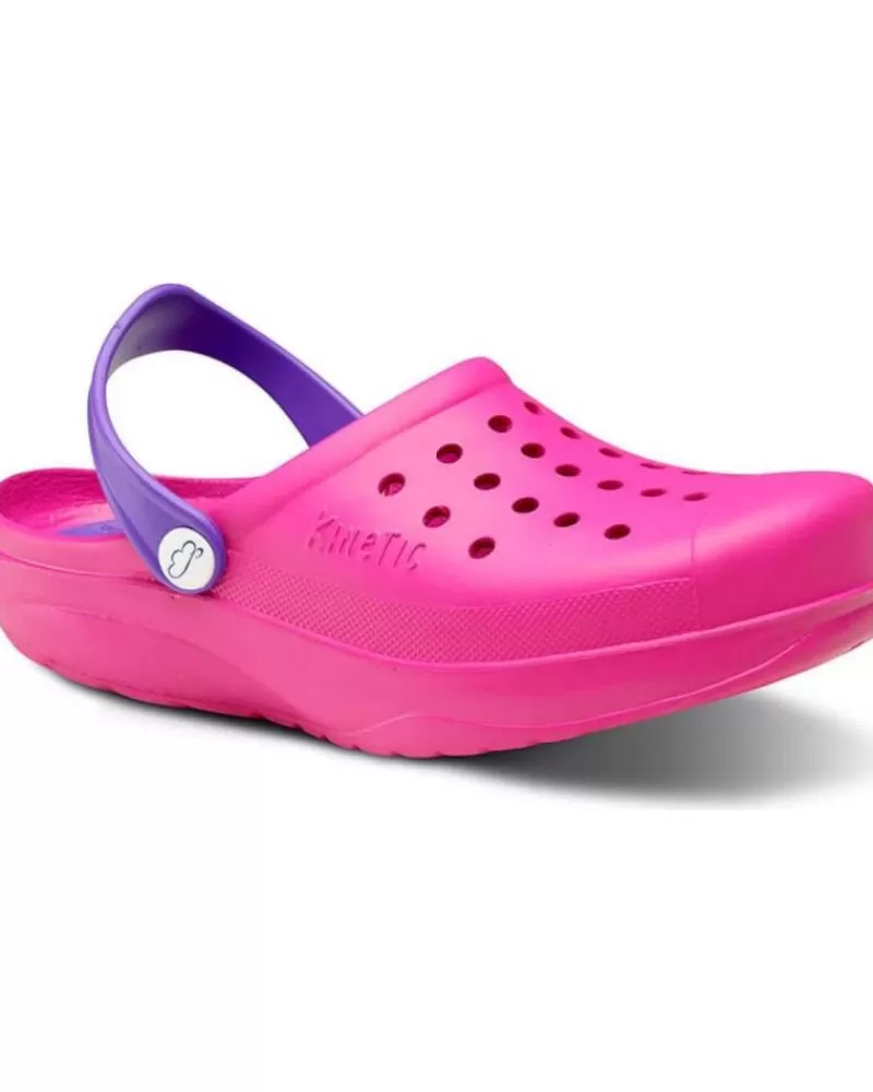 Man FELIZ CAMINAR Woman And Man Clogs Zuecos Sanitarios Kinetic - Rosa