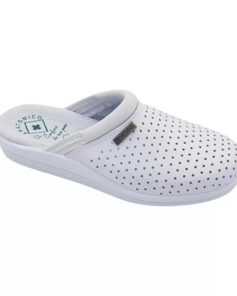 Man JAVER Woman And Man Clogs Calzado De Trabajo 04 Zueco Varios 12548 Blanco
