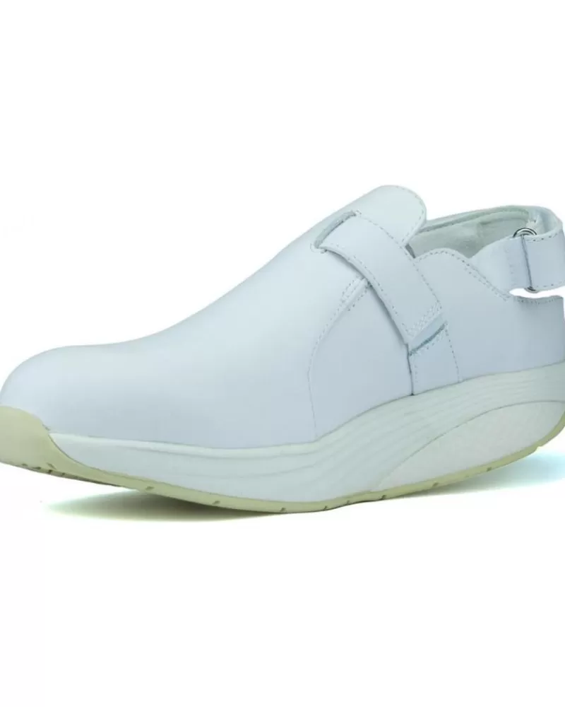 Man MBT Woman And Man Clogs Flua Unisex Blanco