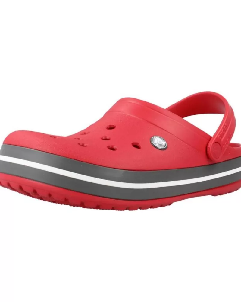 Man CROCS Woman And Man Flip Flops Crocband Rojo