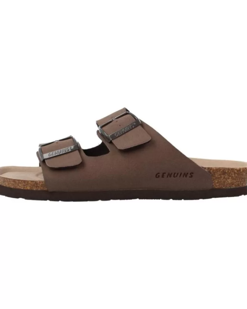 Man GENUINS Woman And Man Sandals Hawaii Marron