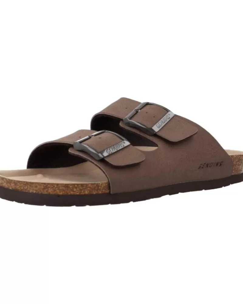 Man GENUINS Woman And Man Sandals Hawaii Marron