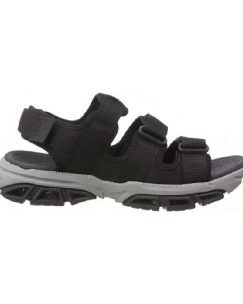 Man SKECHERS Woman And Man Sandals Atlan-Bodie 210444 Blk