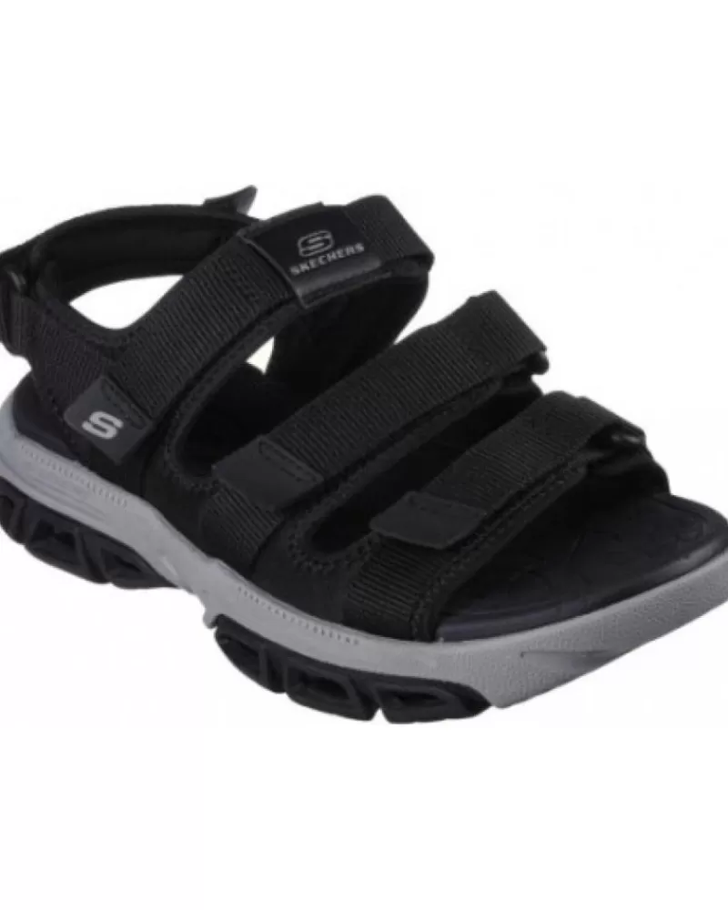Man SKECHERS Woman And Man Sandals Atlan-Bodie 210444 Blk