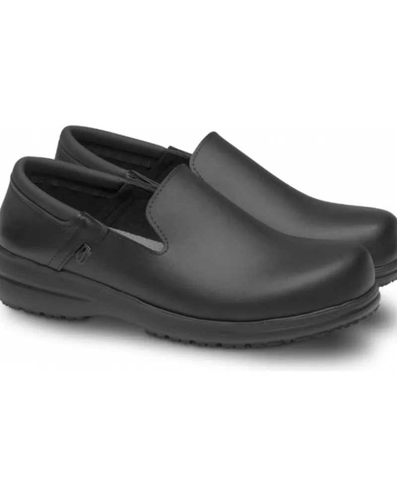 Man FELIZ CAMINAR Woman And Man Shoes Zapato Laboral Sensai - Negro