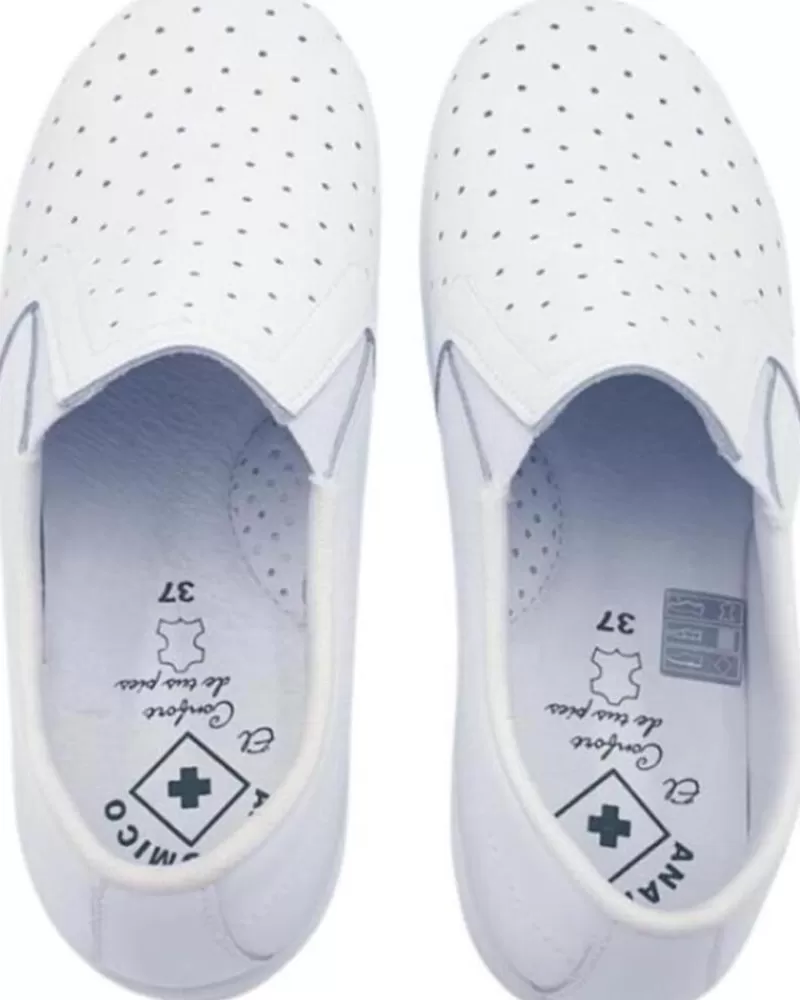 Man JAVER Woman And Man Shoes Calzado De Trabajo 02 Zueco Varios 9702 Blanco