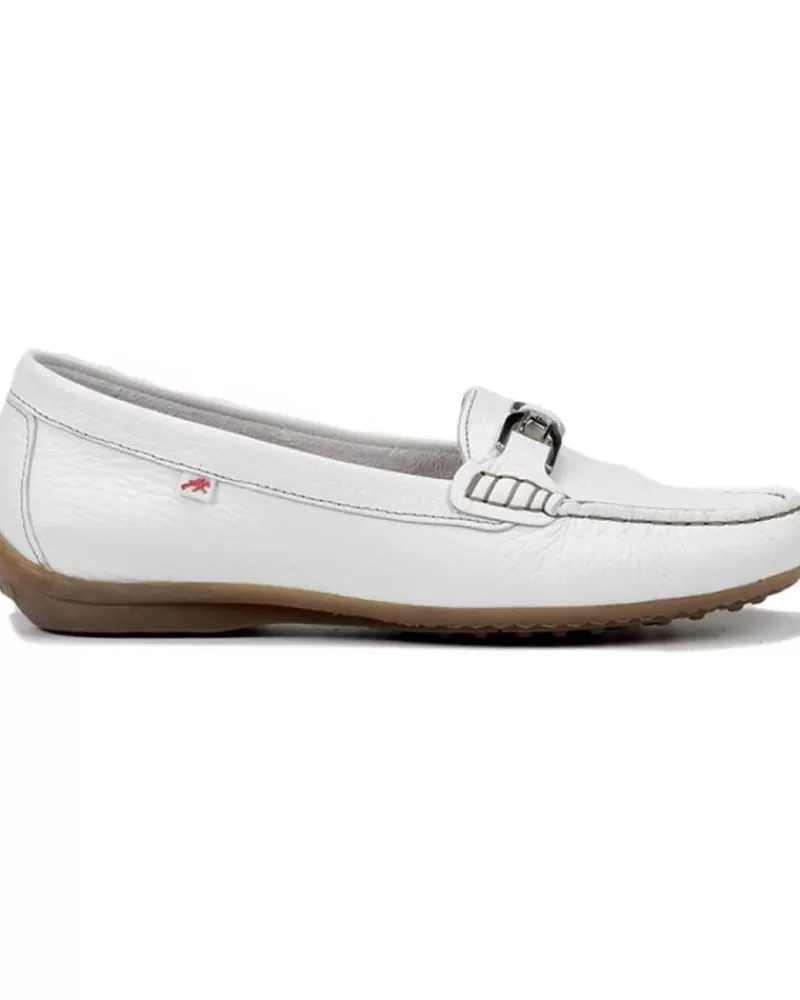 Woman FLUCHOS Woman Boat Shoes Zapato F0804 Blanco Mujer Floter Blanco