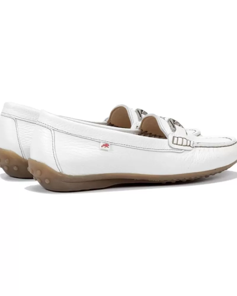 Woman FLUCHOS Woman Boat Shoes Zapato F0804 Blanco Mujer Floter Blanco