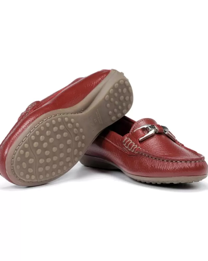 Woman FLUCHOS Woman Boat Shoes Zapato F0804 Rojo Mujer Floter Rojo