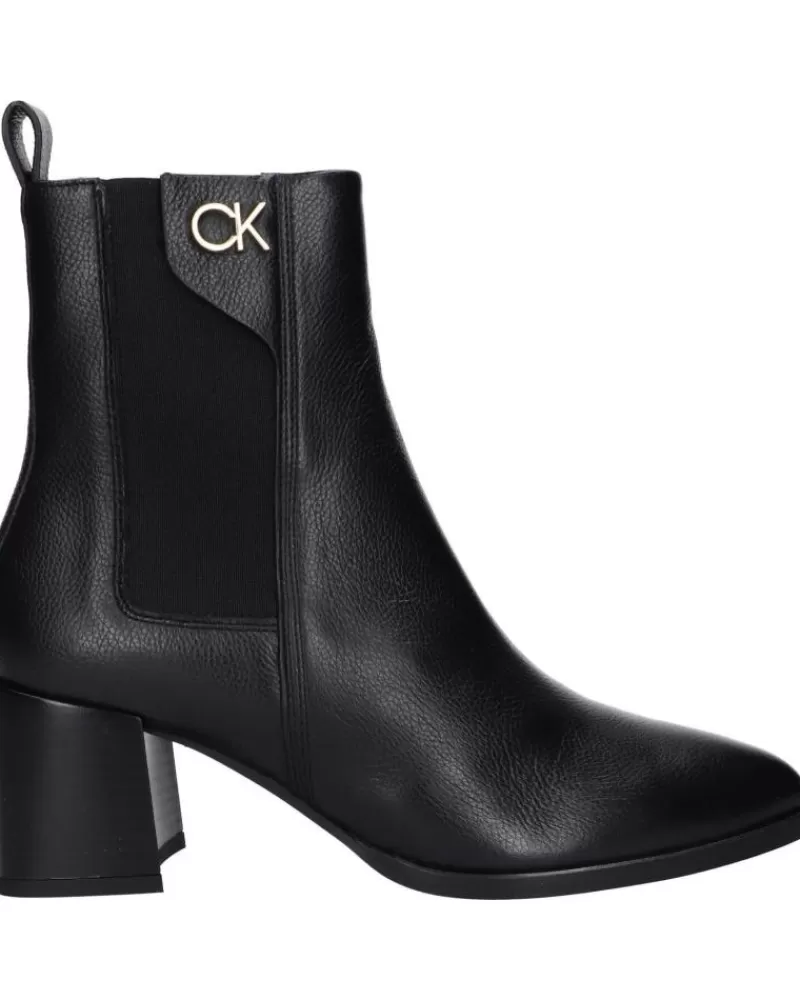 Woman CALVIN KLEIN Woman Boots Hw0Hw01814 Almond Chelsea Boot Beh Ck Black