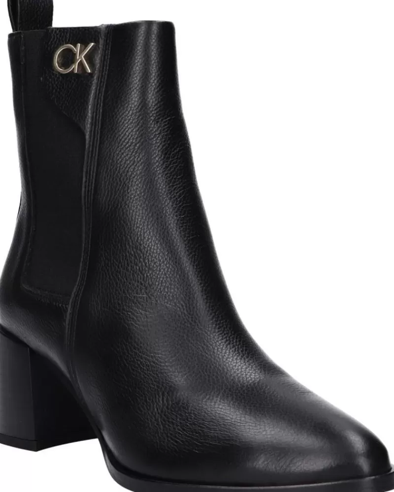 Woman CALVIN KLEIN Woman Boots Hw0Hw01814 Almond Chelsea Boot Beh Ck Black