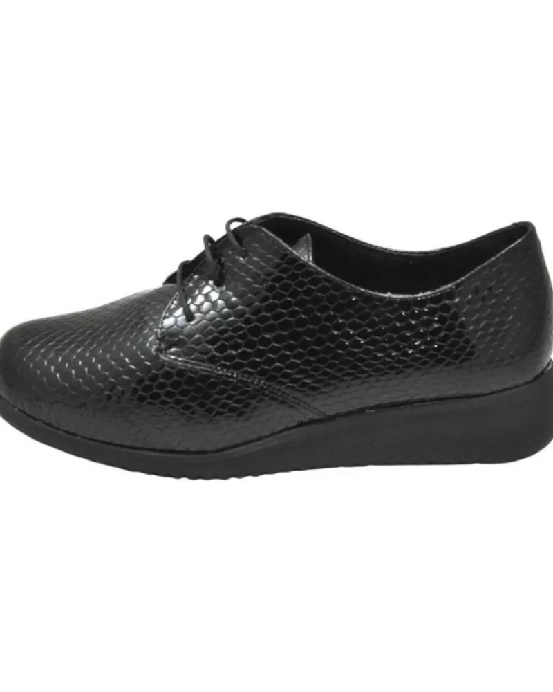 Woman D`CUTILLAS Woman Boots Doctor Cutillas 86023 Zapato Cordones Plantilla Extraible P Negro