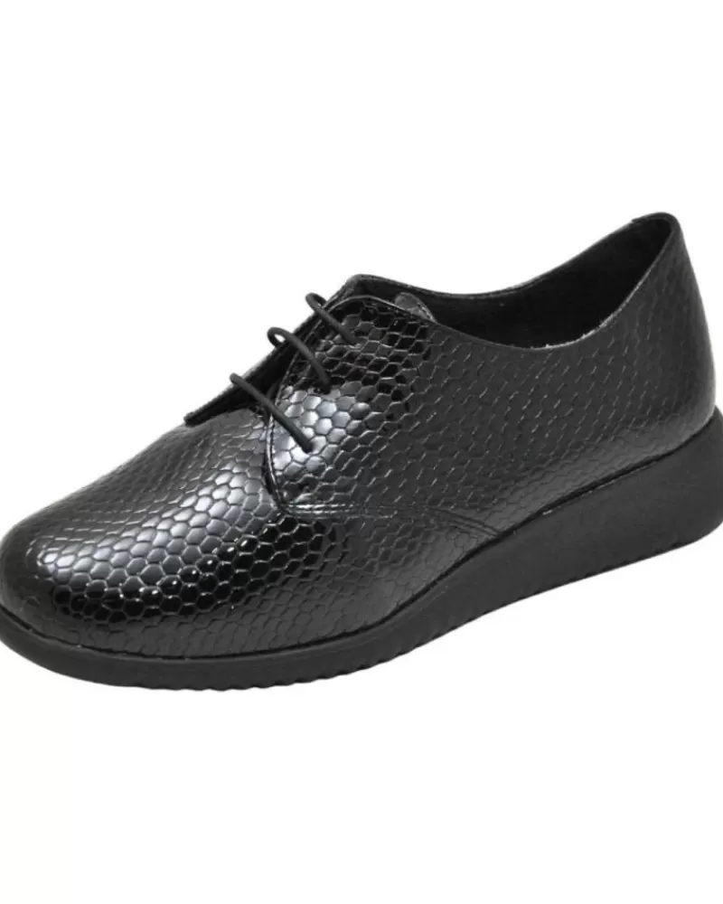 Woman D`CUTILLAS Woman Boots Doctor Cutillas 86023 Zapato Cordones Plantilla Extraible P Negro