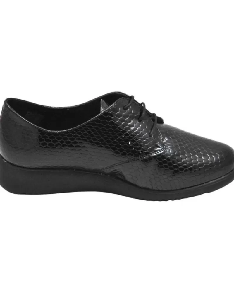 Woman D`CUTILLAS Woman Boots Doctor Cutillas 86023 Zapato Cordones Plantilla Extraible P Negro