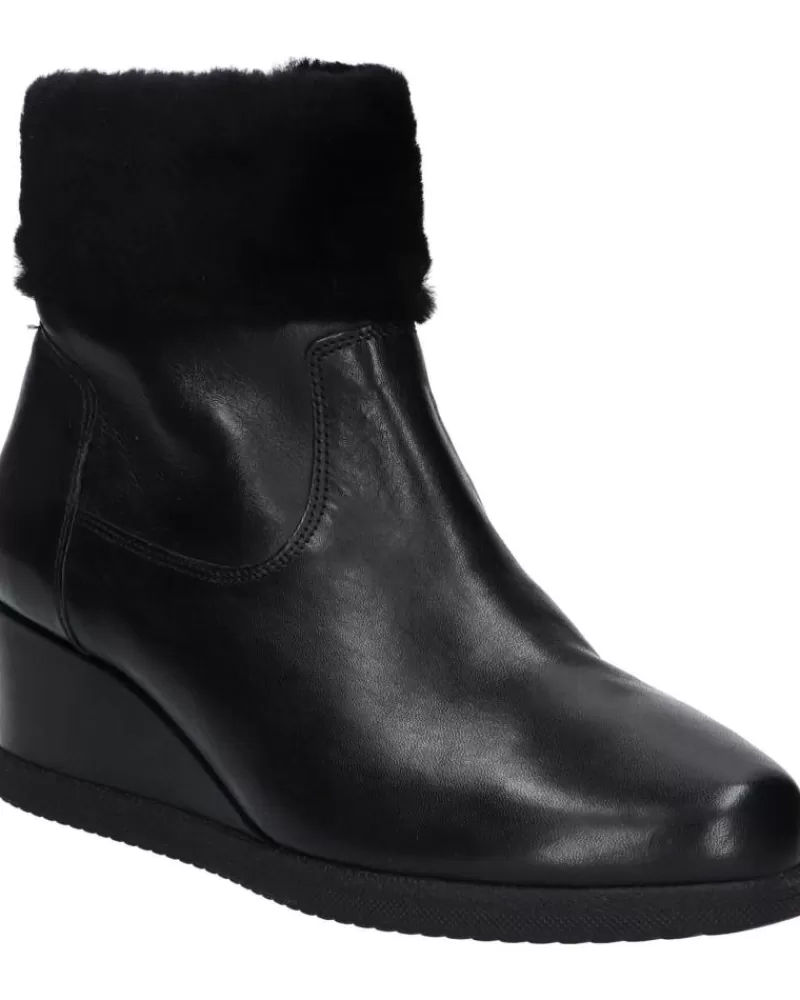 Woman GEOX Woman Boots D04Ldg 00085 D Anylla Wedge C9999 Black