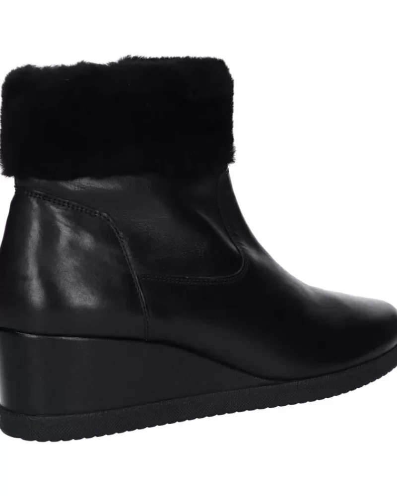 Woman GEOX Woman Boots D04Ldg 00085 D Anylla Wedge C9999 Black