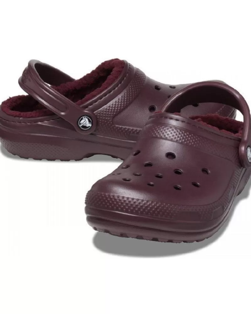 Woman CROCS Woman Clogs Classic Lined Clog U 203591 Marrn Morado