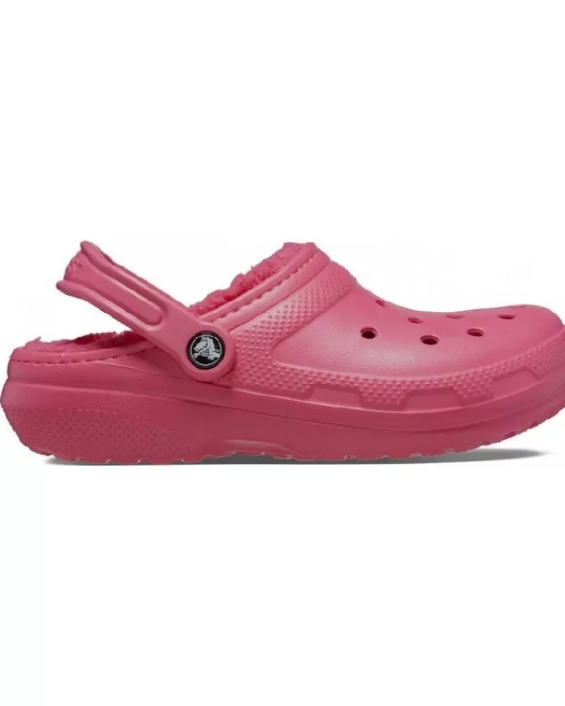 Woman CROCS Woman Clogs Classic Lined Clog U 203591 Rosa