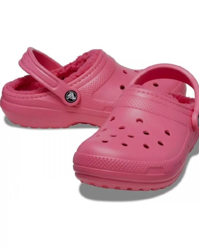 Woman CROCS Woman Clogs Classic Lined Clog U 203591 Rosa