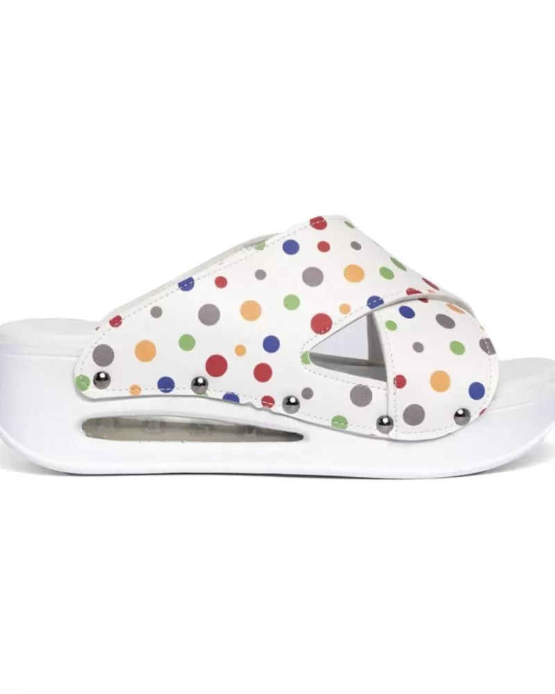 Woman ZUEKOOS Woman Clogs Zueco Confeti Closed Airmax Multicolor