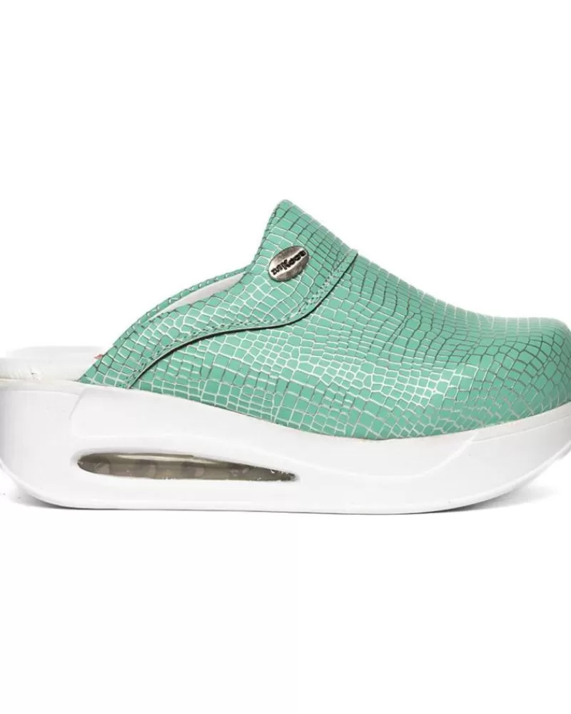 Woman ZUEKOOS Woman Clogs Zueco Milano Closed Airmax Turquesa