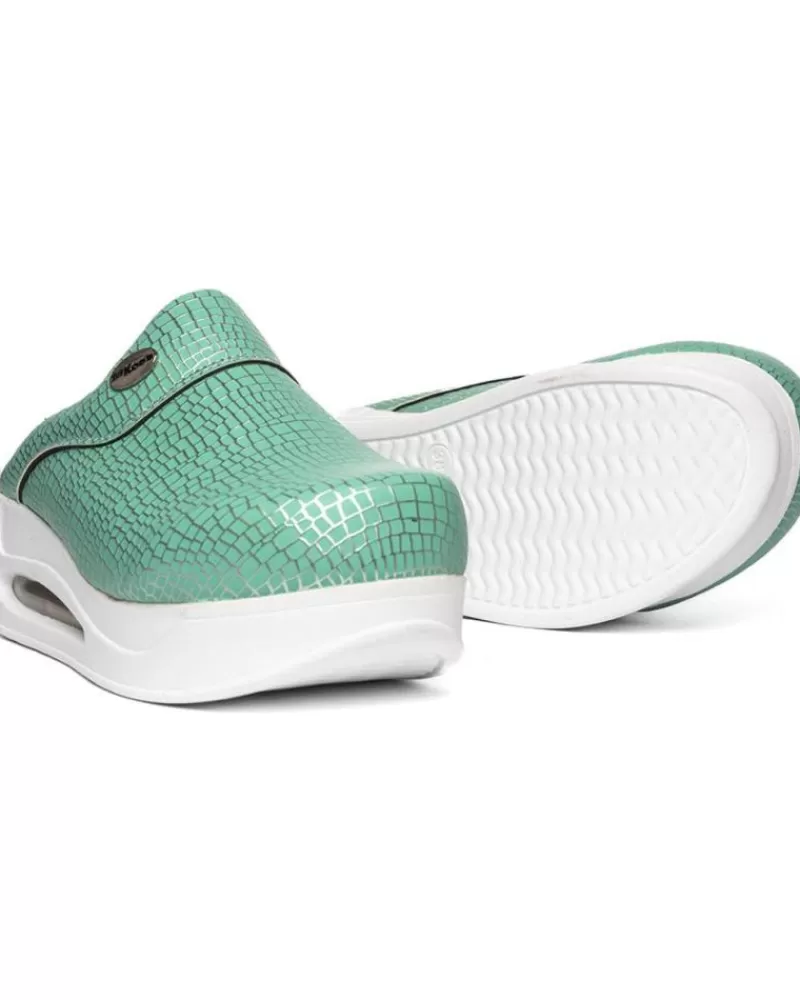 Woman ZUEKOOS Woman Clogs Zueco Milano Closed Airmax Turquesa