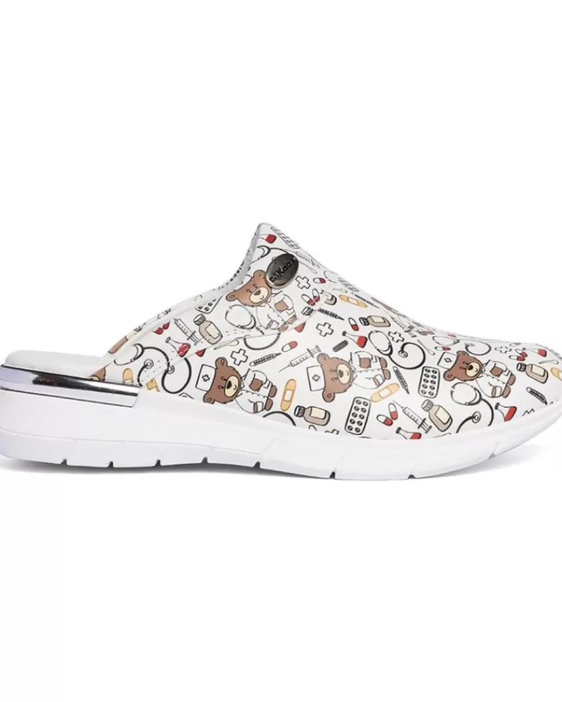 Woman ZUEKOOS Woman Clogs Zueco Osito Confort Flex Multicolor