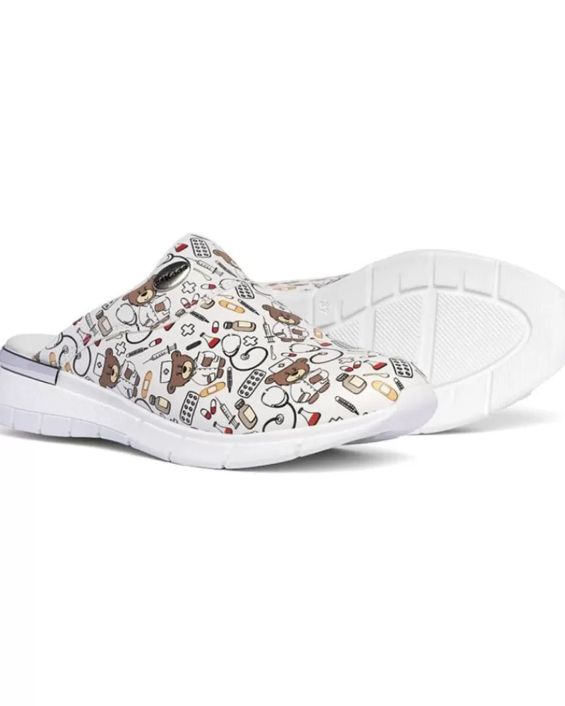 Woman ZUEKOOS Woman Clogs Zueco Osito Confort Flex Multicolor