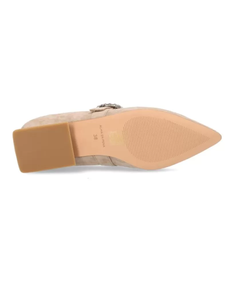 Woman ALMA EN PENA Woman Flat Shoes Bailarina Plana Vison