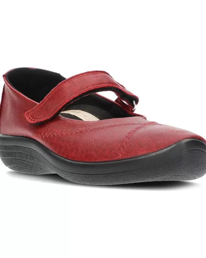 Woman ARCOPEDICO Woman Flat Shoes Bailarina Triglav 4616 Cherry