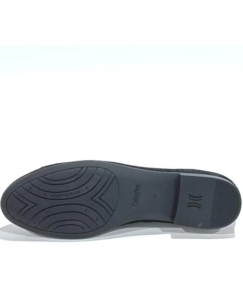 Woman CALLAGHAN Woman Flat Shoes Sabrina Plana De Ante Con Suela De Goma Y Sistema Adaptact Negro