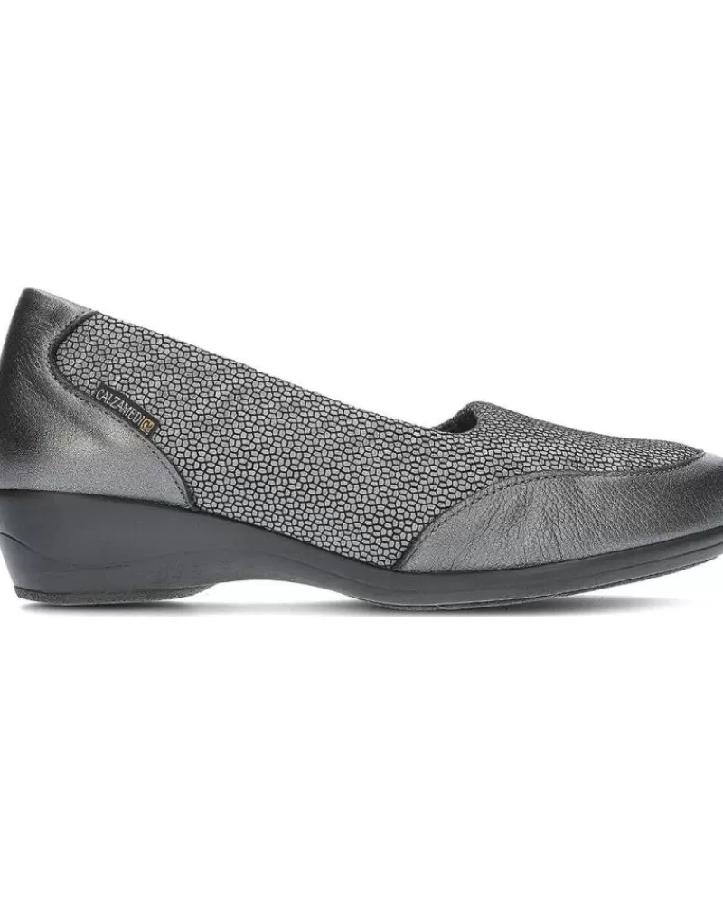 Woman CALZAMEDI Woman Flat Shoes Bailarinas 0602 Gris