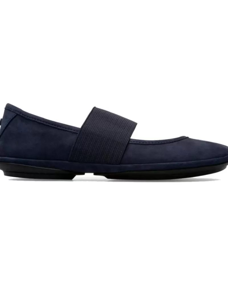 Woman CAMPER Woman Flat Shoes Bailarinas Right Nina 21595 Marino