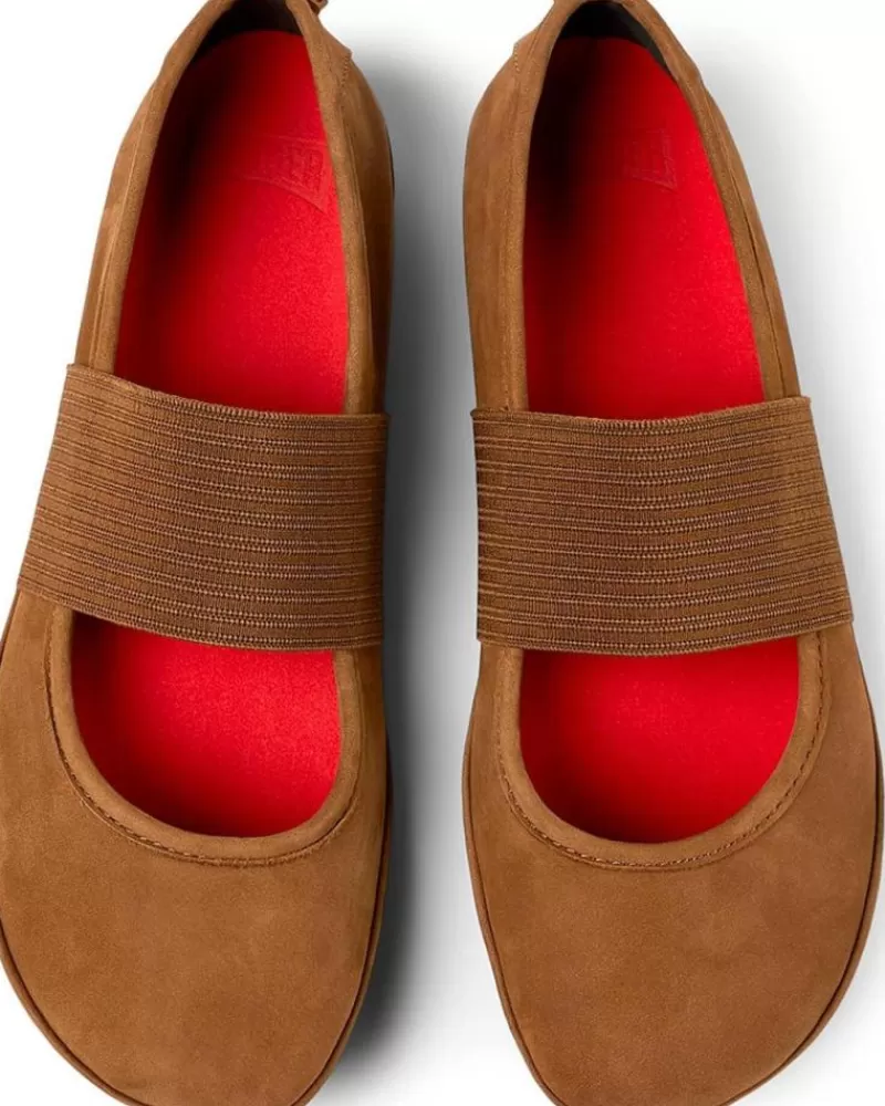 Woman CAMPER Woman Flat Shoes Bailarinas Right Nina 21595 Marron232